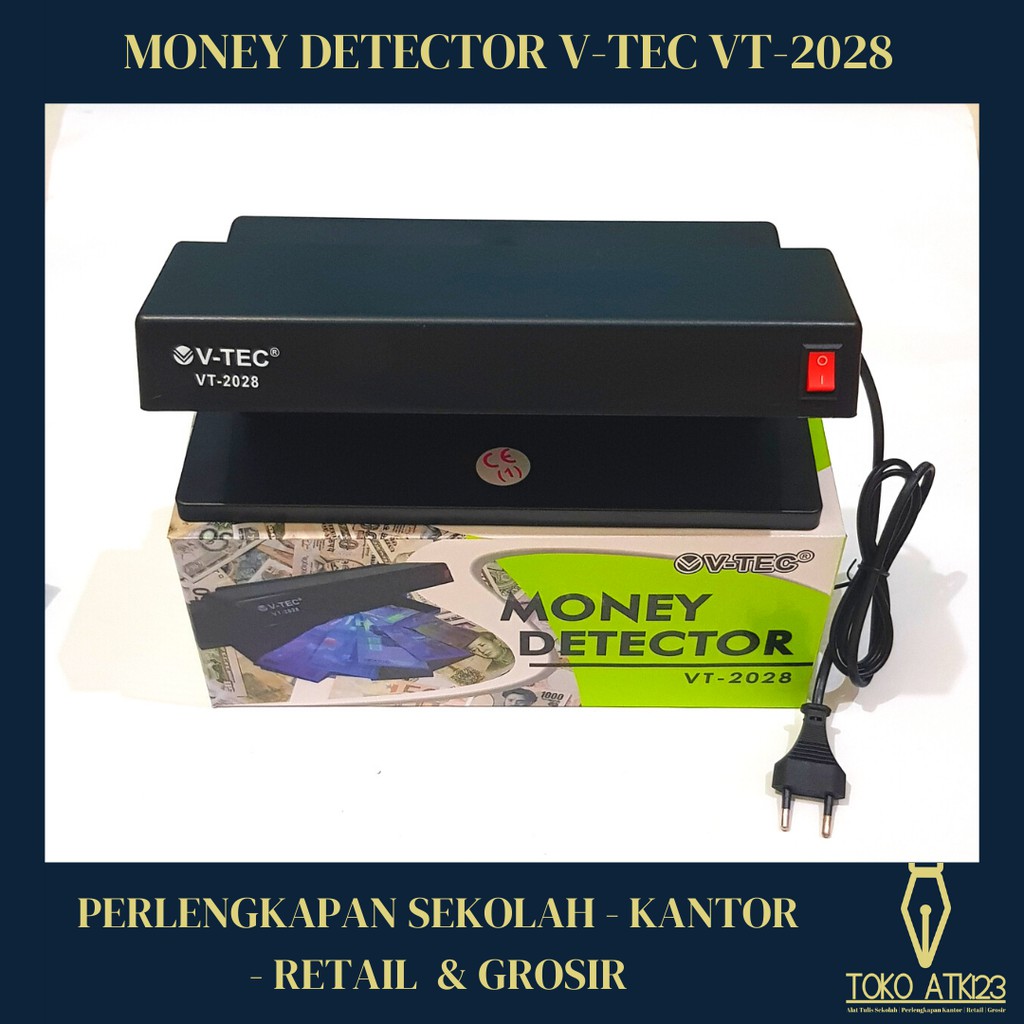 Money Detector / Pendeteksi Uang Palsu V-Tec VT-2028