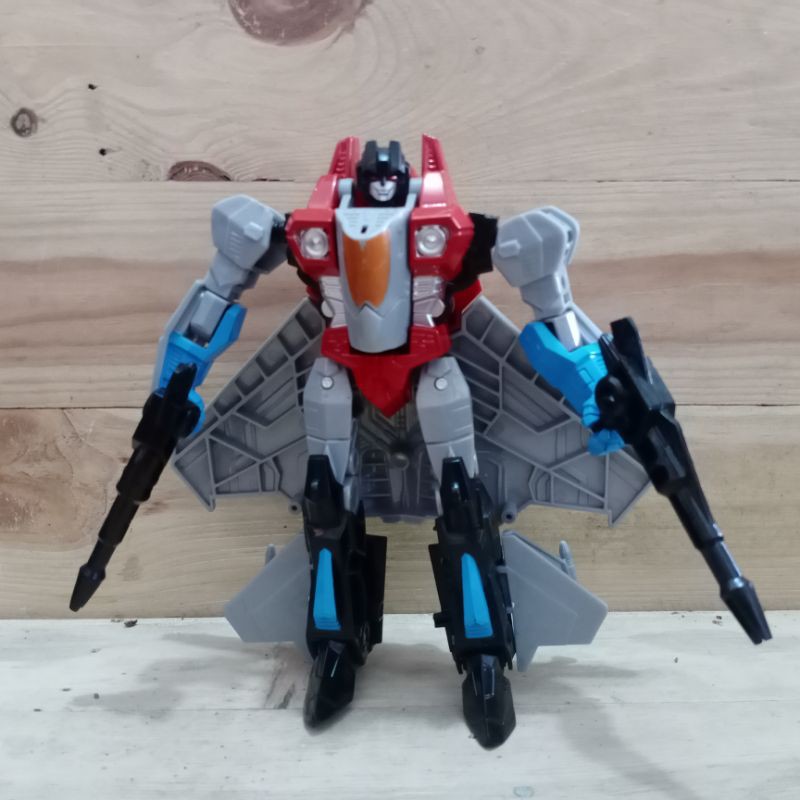 figure robot transformers g1 diecast starscream robot jet tempur