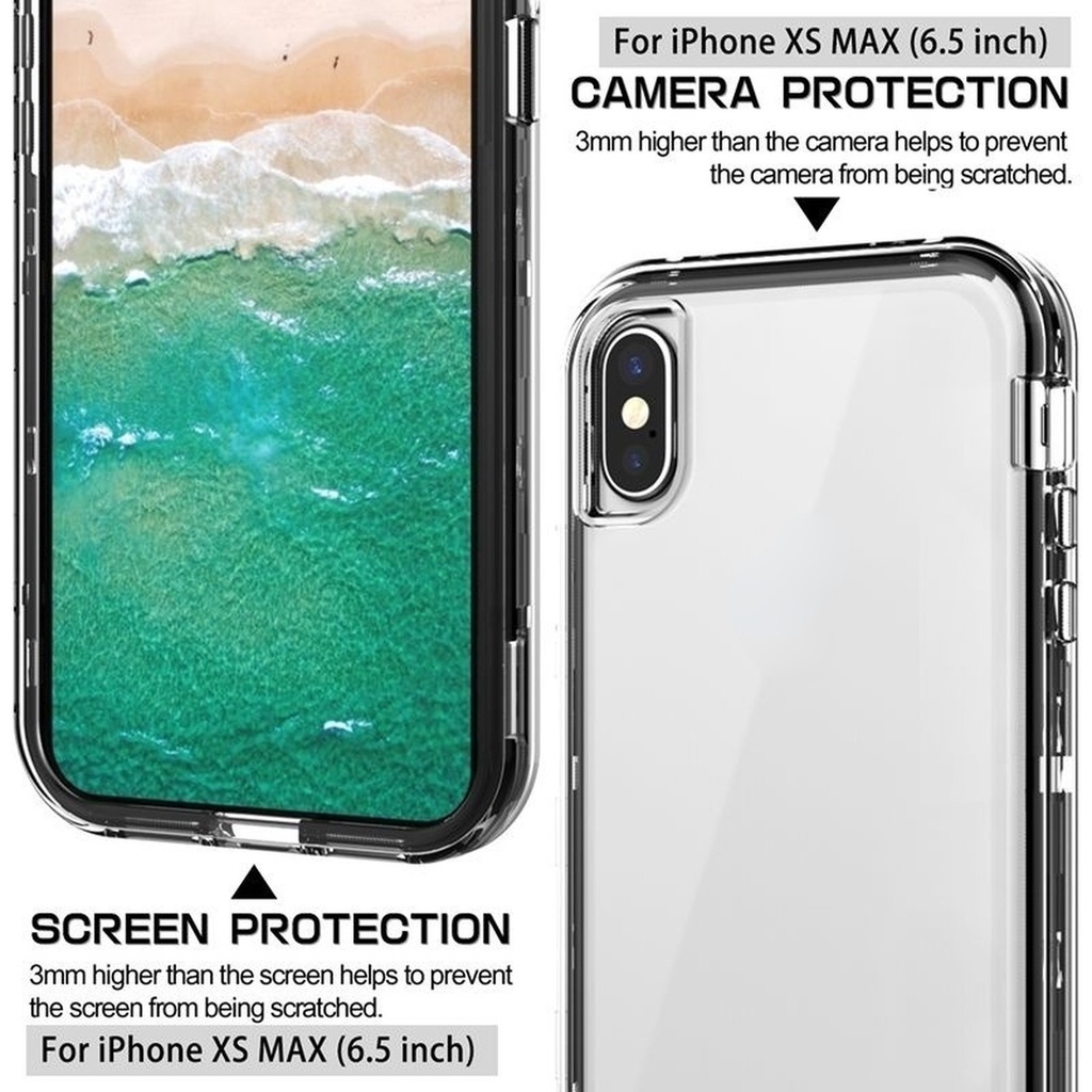 Soft Case Bahan Silikon Tpu Transparan  For Iphone Xr 6s 7 8 Plus 11 Pro Xs Max X Se