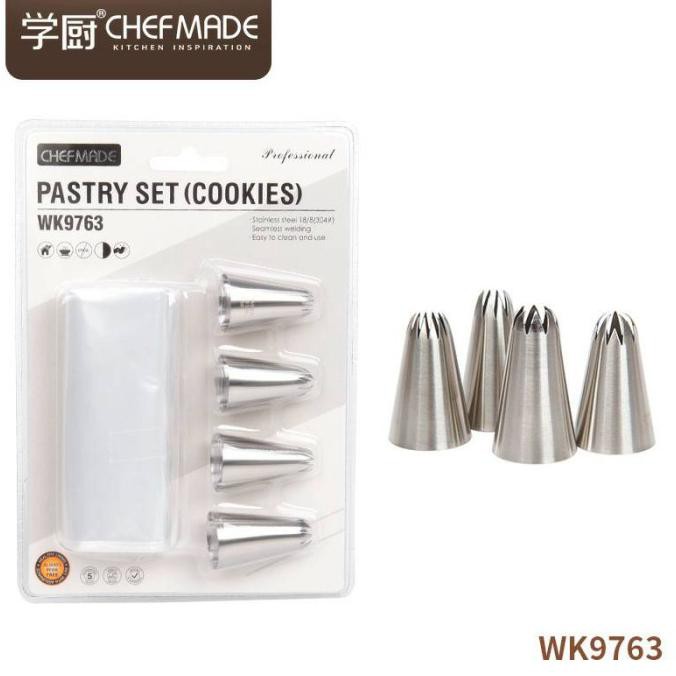 

Chefmade Pastry Set Cookies Spuit Stainless Wk9763 Ready Stok