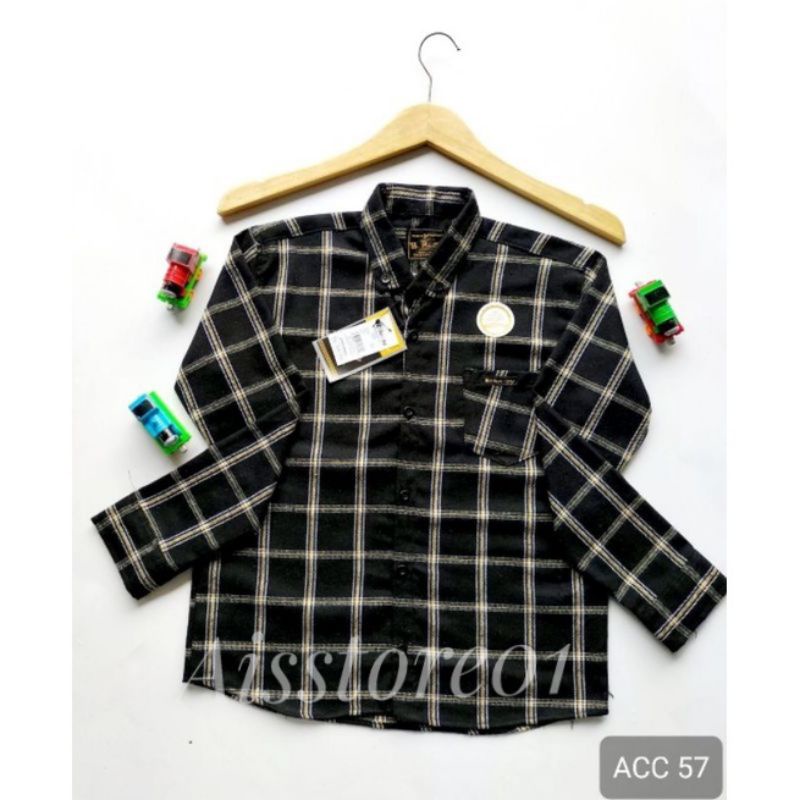 KEMEJA FLANEL IMPORT ANAK USIA 1-12 TAHUN