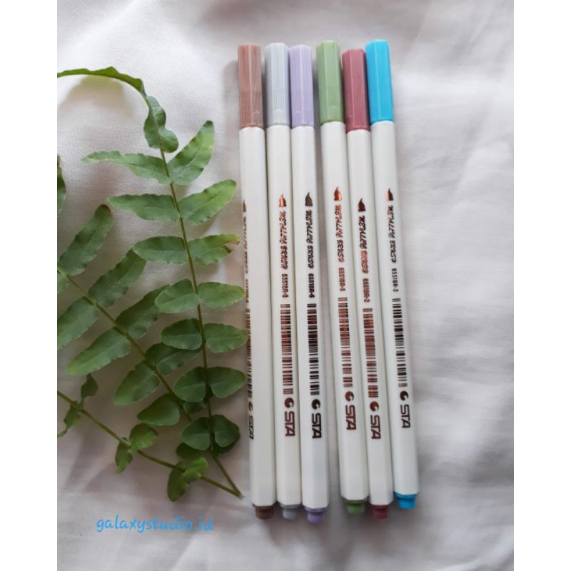 

STA METALLIC Brush Pen Satuan