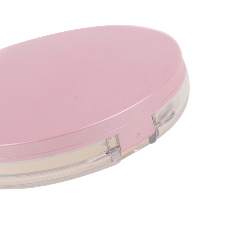 Kotak Jar Container Kosong Portable Dengan Cermin Puff Untuk Makeup