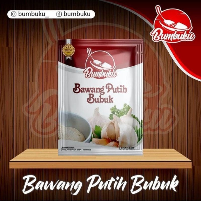 Bumbuku Bawang Putih Bubuk 5gr 10gr