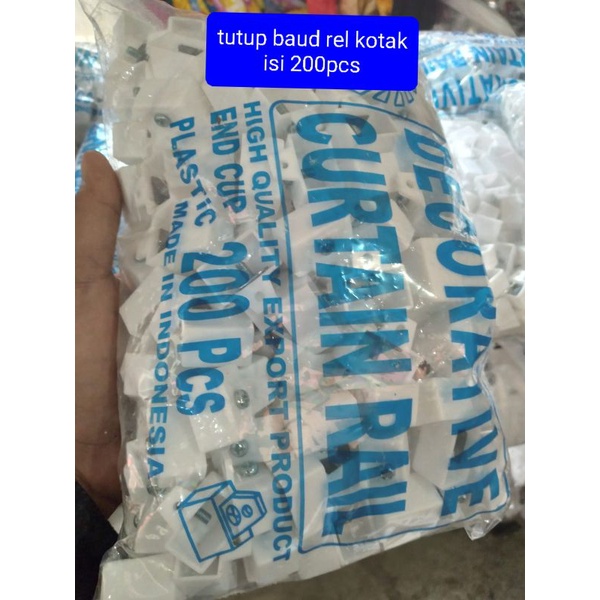 harga grosir tutup baut rel alkan alumunium