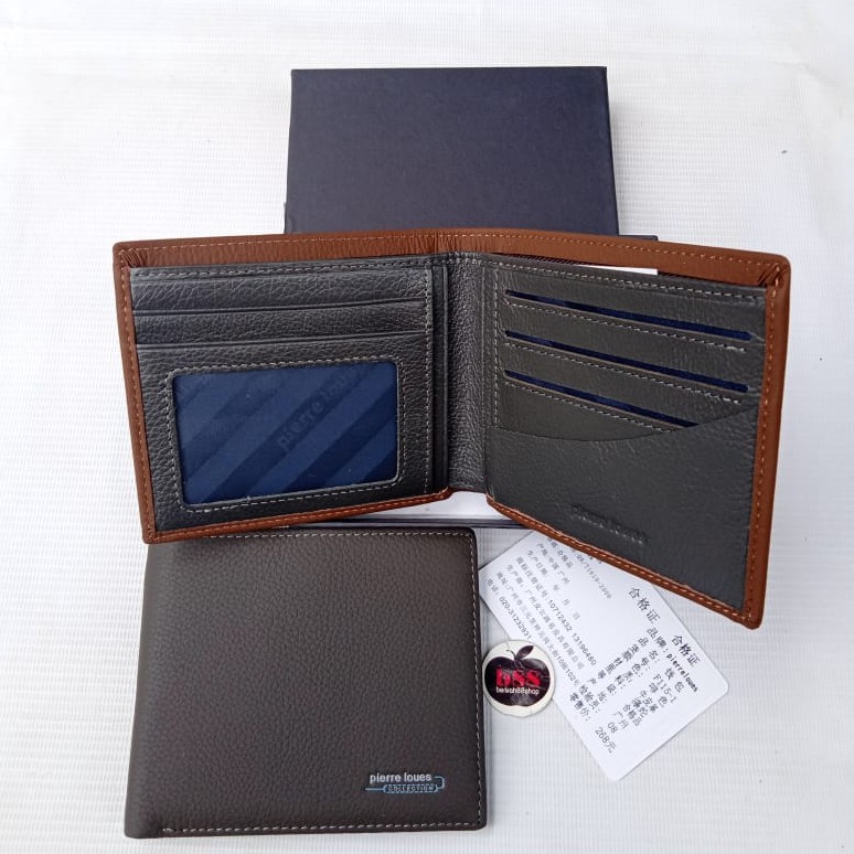 F115 Dompet Kulit Pria Import Lipat Original Genuine Leather Dompet Pria