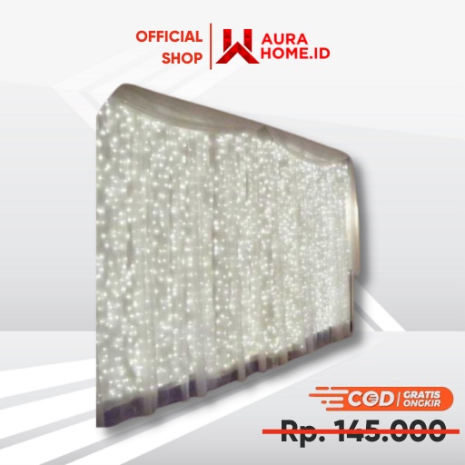 Lampu Gorden Dekorasi Wedding Fairy Light 3x3Meter 300LED 300L / Lampu Gorden Dekorasi Hias Hiasan P