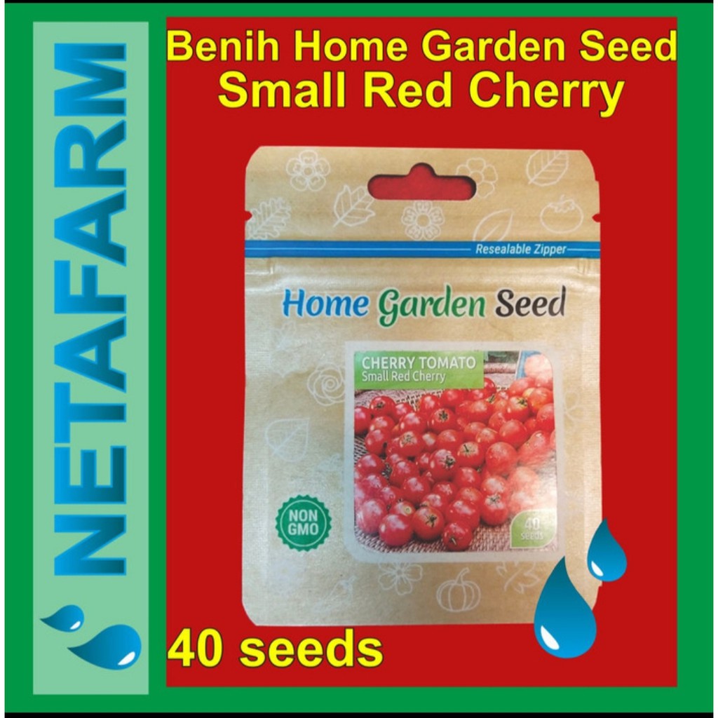 Home Garden Seed - Cherry Tomato - Small Red Cherry -  (40 seeds).