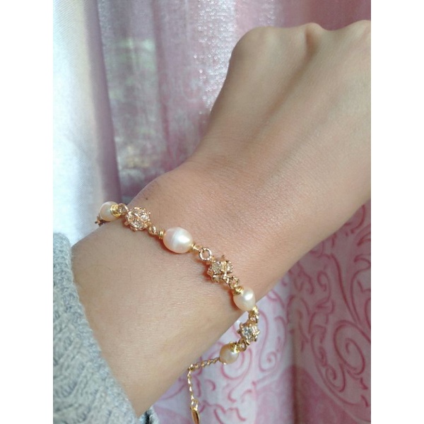 Gelang Mutiara air tawar Original