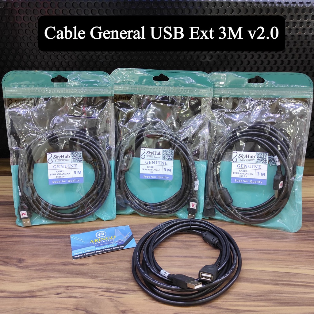 Cable General USB Ext 3M v2.0