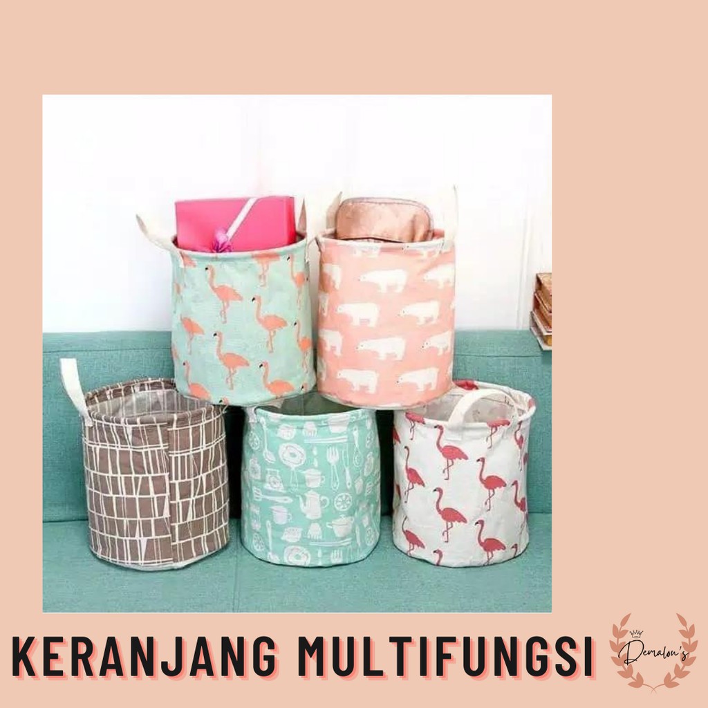 KERANJANG PAKAIAN TEMPAT BAJU BERSIH KOTOR DAN MAINAN ANAK SERBAGUNA