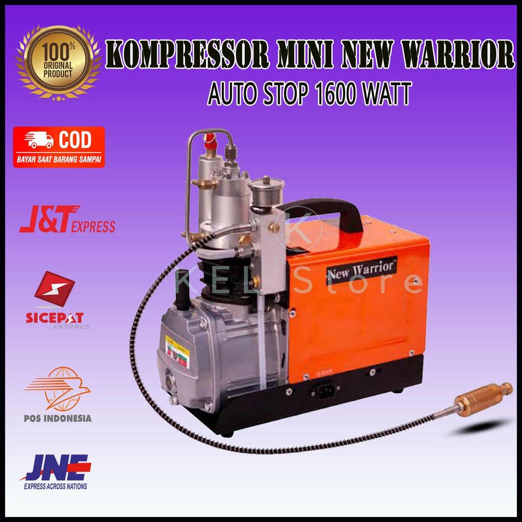 Kompressor PCP Kompresor PCP Compressor PCP New Warrior Auto Stop 1600 Watt 4500PSI