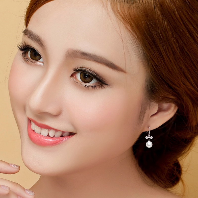 925 anting-anting perak murni, Busana sederhana, Anting-Anting wanita, Perhiasan Fashion Korea, Aksesoris telinga ED007