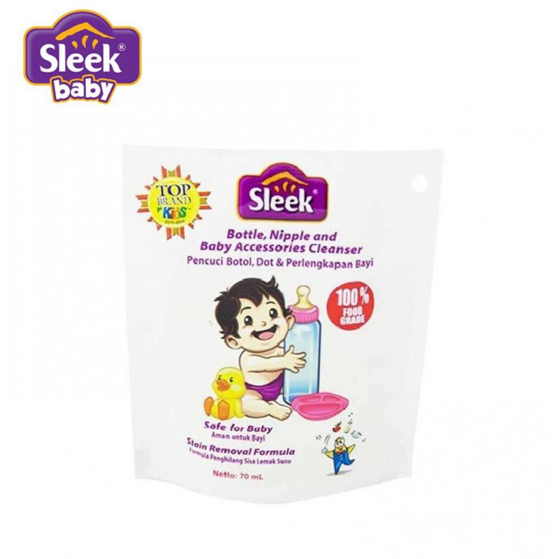 Sleek Sabun cuci botol bayi 70ml