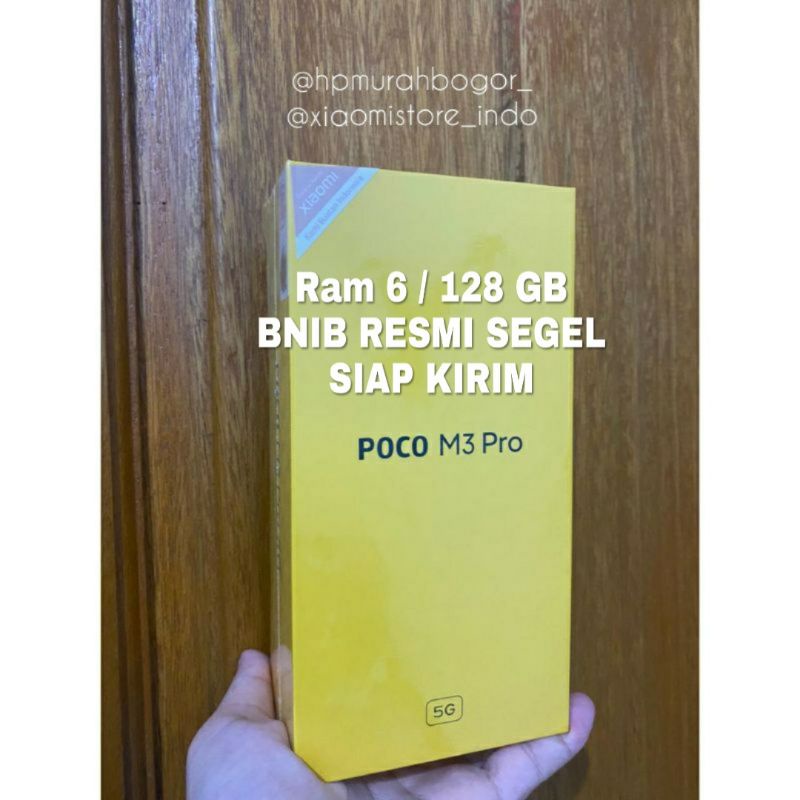 [6/128] XIAOMI POCO M3 PRO NFC 5G 6/128 GB GARANSI RESMI [TERMURAH] SEGEL NO REPACK