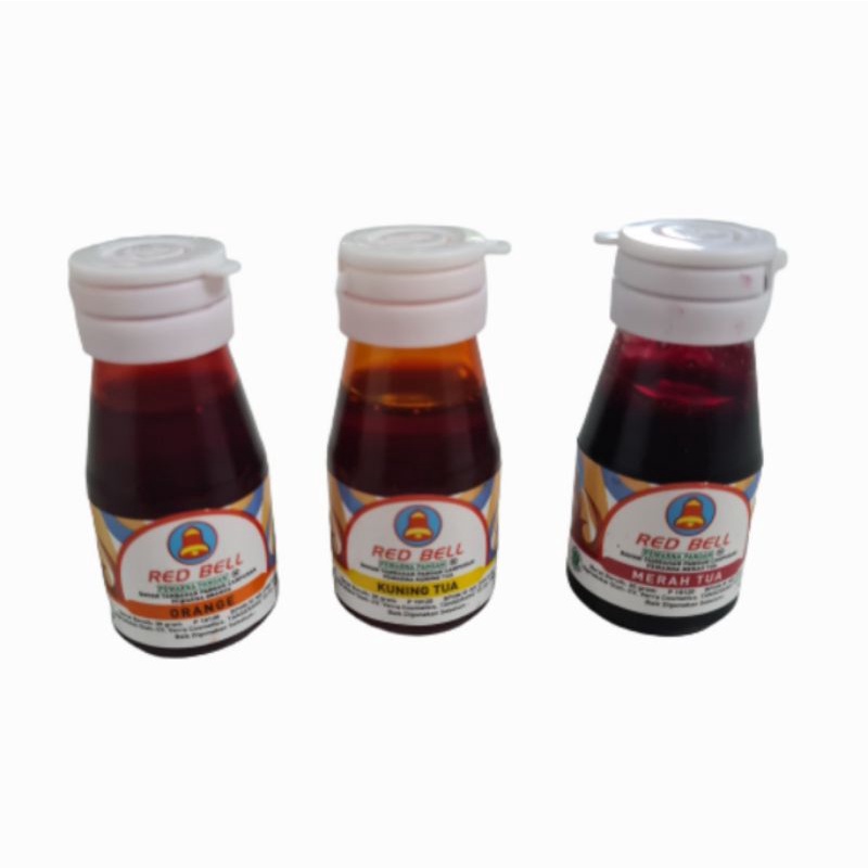 

pewarna makanan red bell Liquid color redbell HALAL BPJPH COD