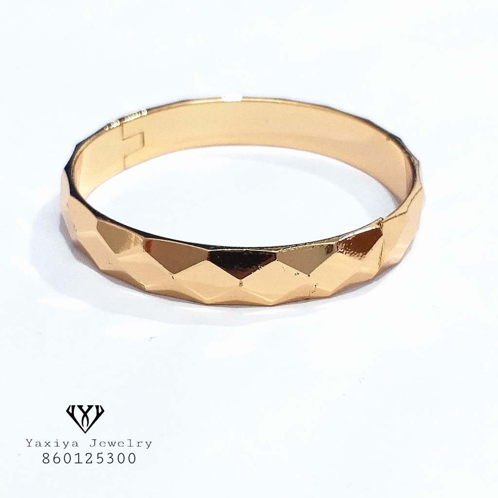 

Yaxiya gelang perhiasan imitasi lapis emas aksesoris gold 18k 007