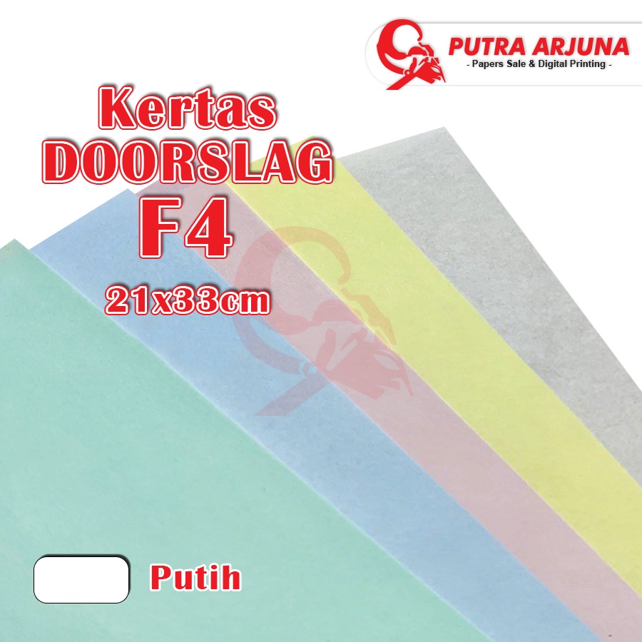 

KERTAS DOORSLAG PUTIH | F4/Folio - 21,5x330