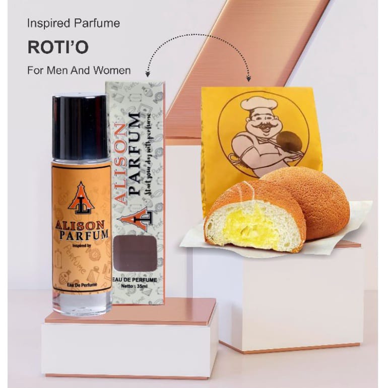 Alison Parfum Aroma Roti'O Coffee Vanilla Minyak Wangi Tahan Lama Wangi Pria/wanita unisex