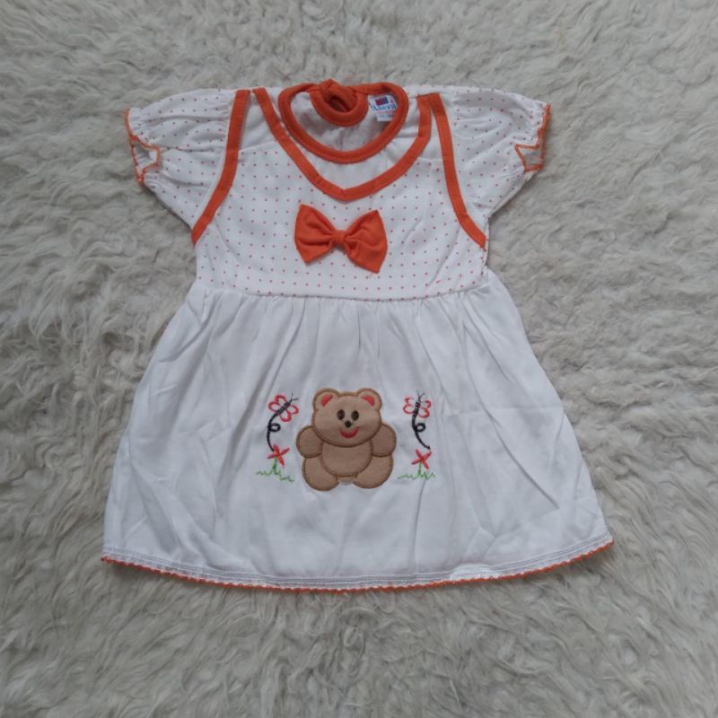 baju bayi bear dress