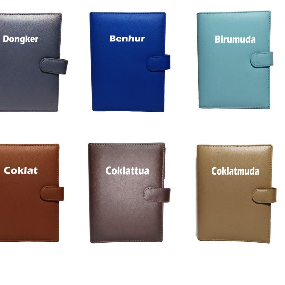 

COD BINDER MURAH- BINDER POLOS KULIT JERUK 12 WARNA PILIHAN A5/20RING, B5/26RING / BINDER POLOS MURA