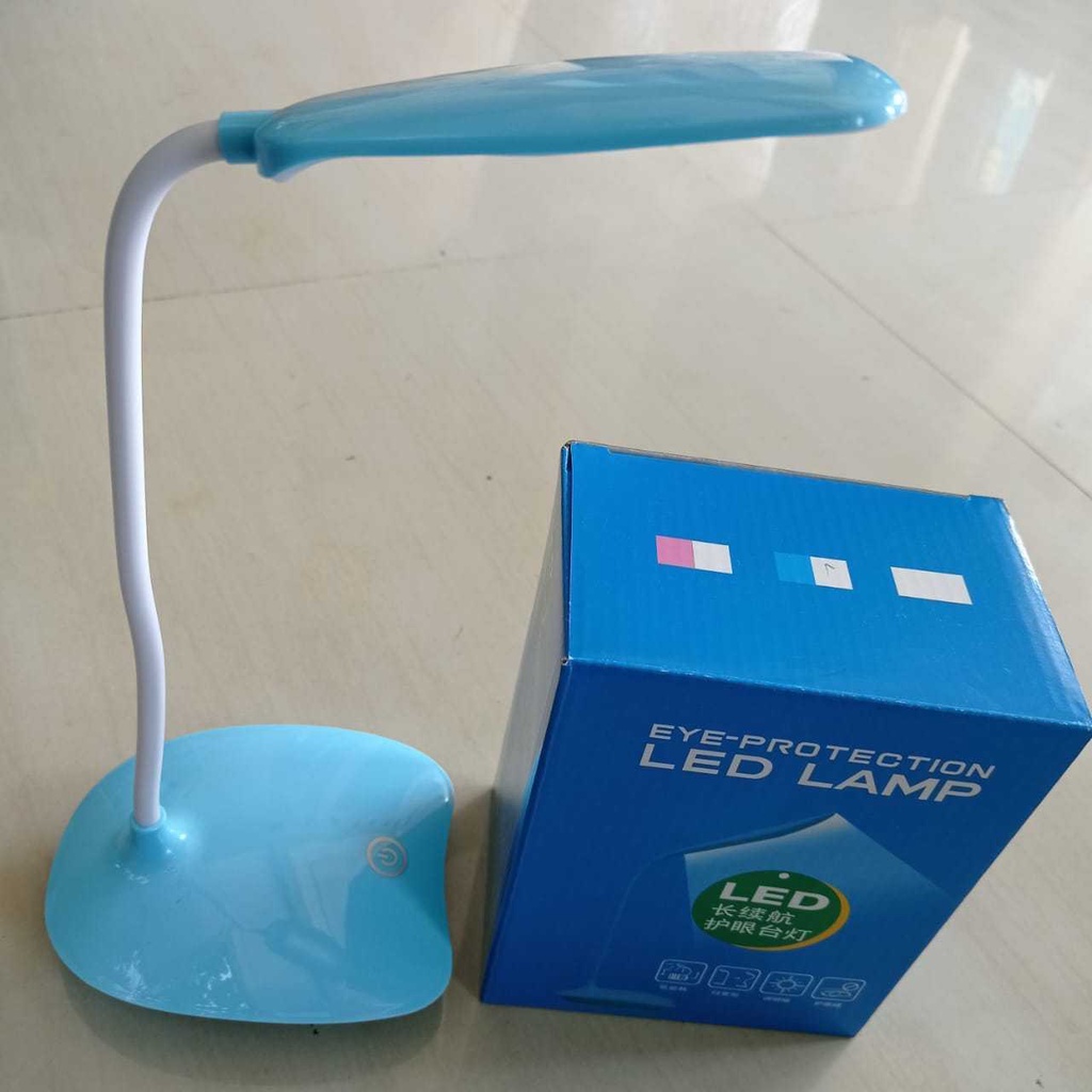 Led Lamp With Touch Button / Lampu Meja Portable / Lampu Belajar Flexible Tombol Sentuh / Lampu LED Rechargeable