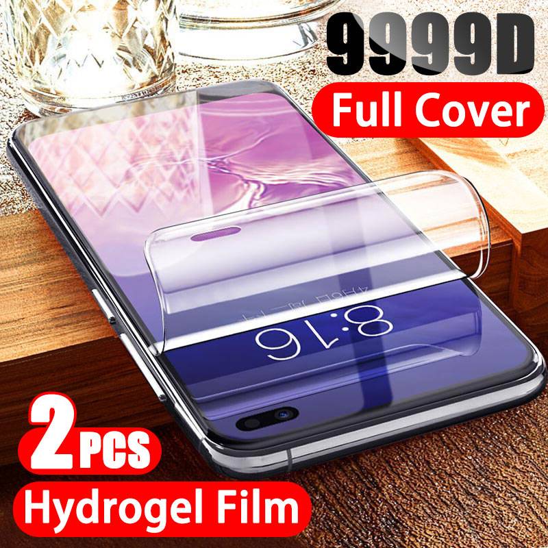 2Pcs Hydrogel Screen Protector For Samsung Galaxy S7 Edge S8 S9 S10 S20 Plus Screen Protector For Samsung Note 8 9 10 Anti Blue-ray not glass