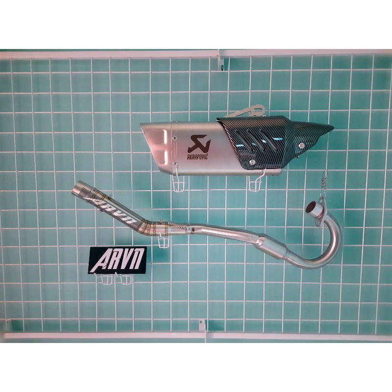 FULLSYSTEM AKRAPOVIC KNALPOT IMPORT FOR KLX150/CRF150L