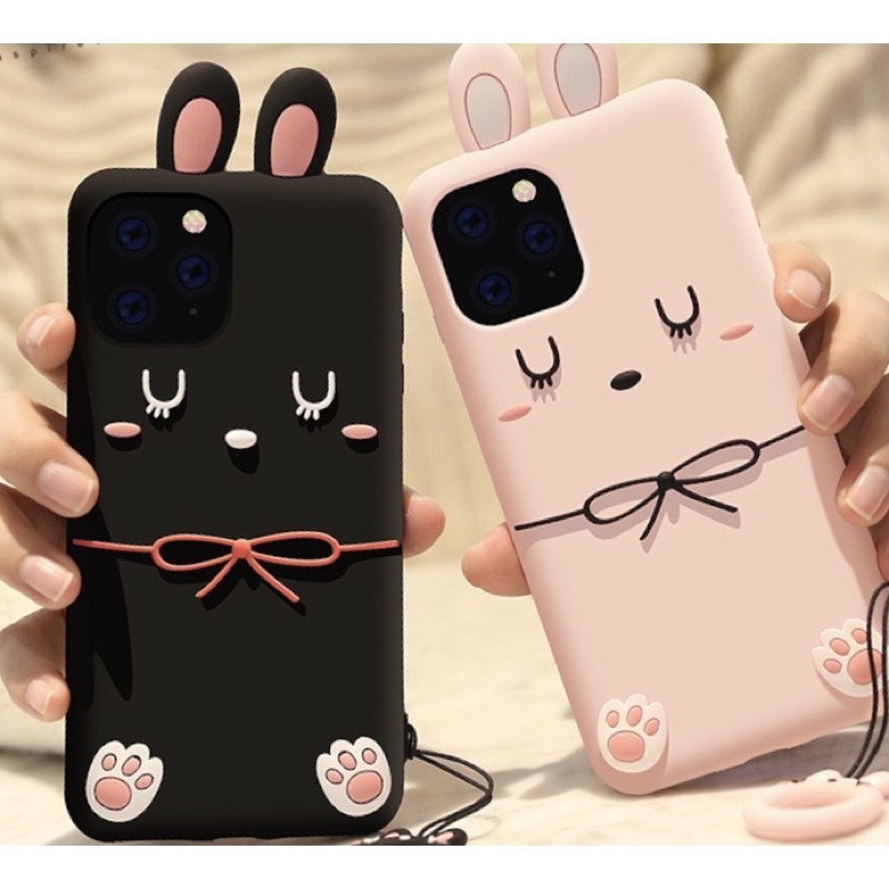 Silicon 3D Rabbit For Redmi  5a Note 5 Note 5a softcase boneka karakter lucu / silikon tebal karakter lucu / case anak anak warna biru / pelindung hp