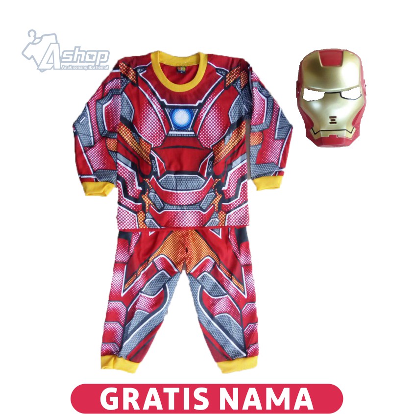 Baju Anak Kostum IronMan