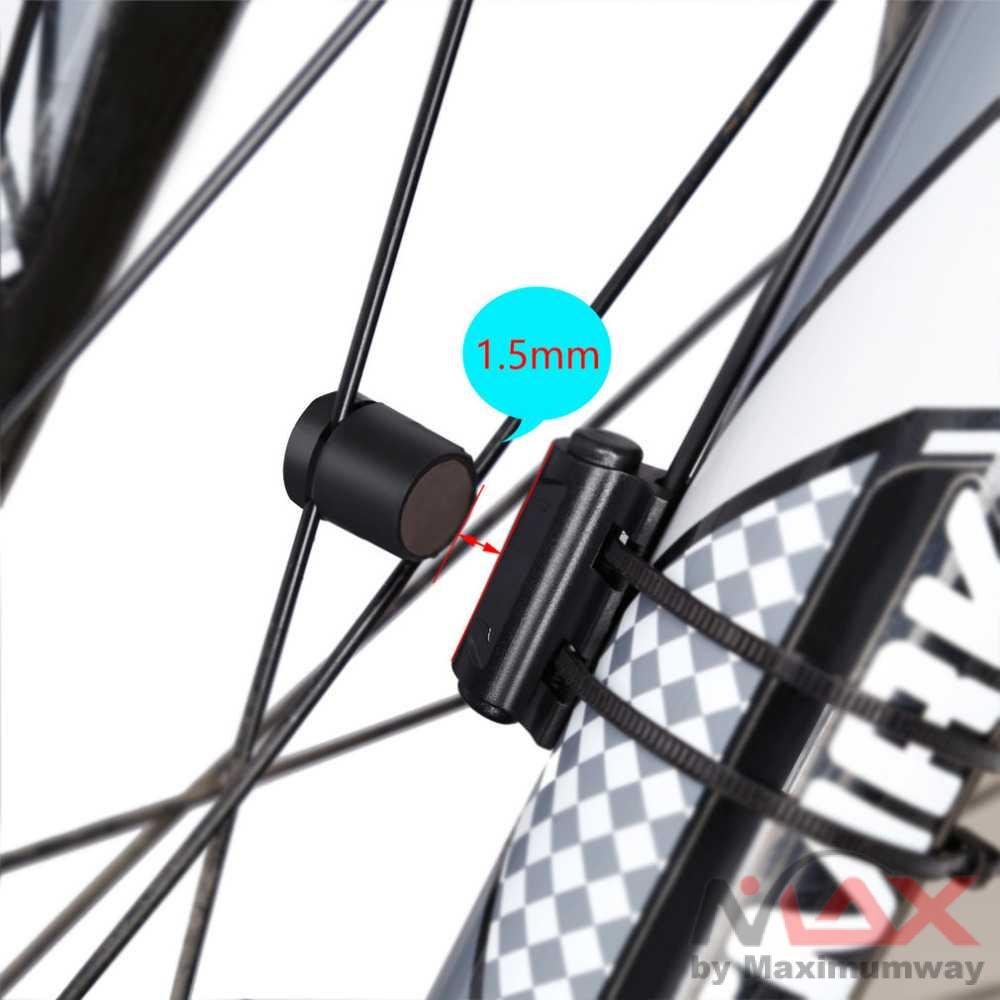 Speedometer Sepeda Pengukur kecepatan Backlight LCD Display Bicycle aksesoris gunung universal MTB