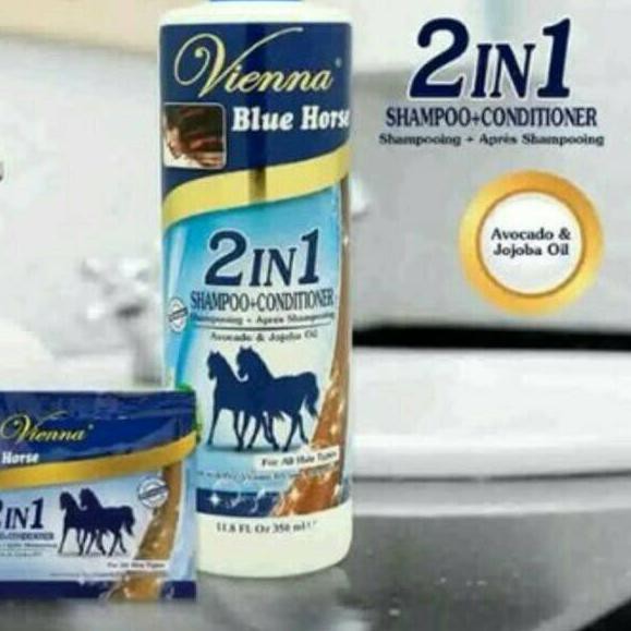 ( Terpopuler ) VIENNA SHAMPO + CONDITIONER 2IN1 BPOM - SHAMPO KUDA VIENNA 2IN1 ✤