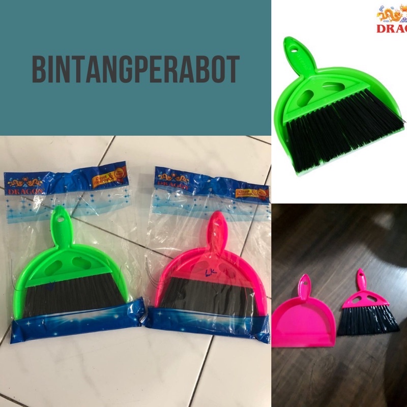 Dragon-Sapu Pengki Milano / Sapu Set Pengki / Sapu Mini Dustpan / Sapu Pengki Murah