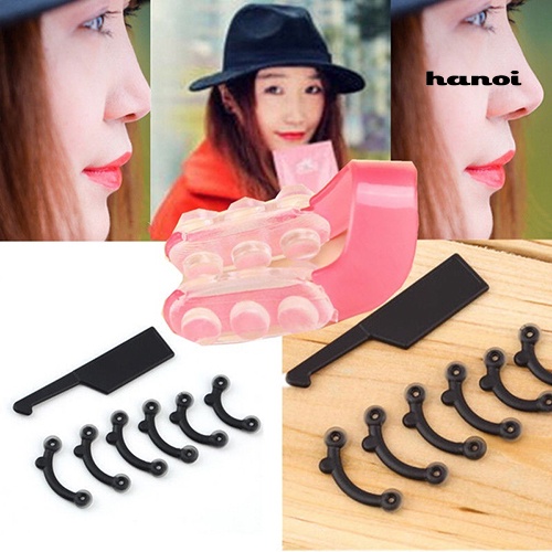 HQTM_3 Sizes Useful Nose Up Lifting Shaping  Clipper Tool Rose Red Nose Clip Beauty