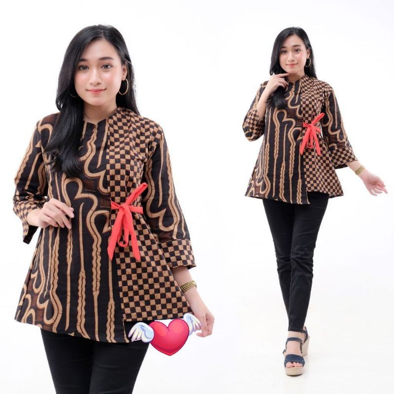 BLOUSE BATIK KOMBINASI