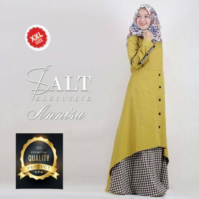 GAMIS JUMBO SIZE M,L,XL dan XXL PREMIUM GAMIS DRESS BUSUI BAHAN KATUN CASUAL MAXI