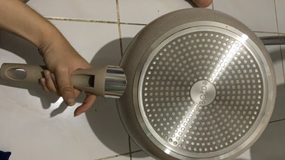 Bolde Pan Fry Pen Granite Ceramic Beige Panci Penggorengan Anti Lengket Wajan Granit Keramik 26 Cm