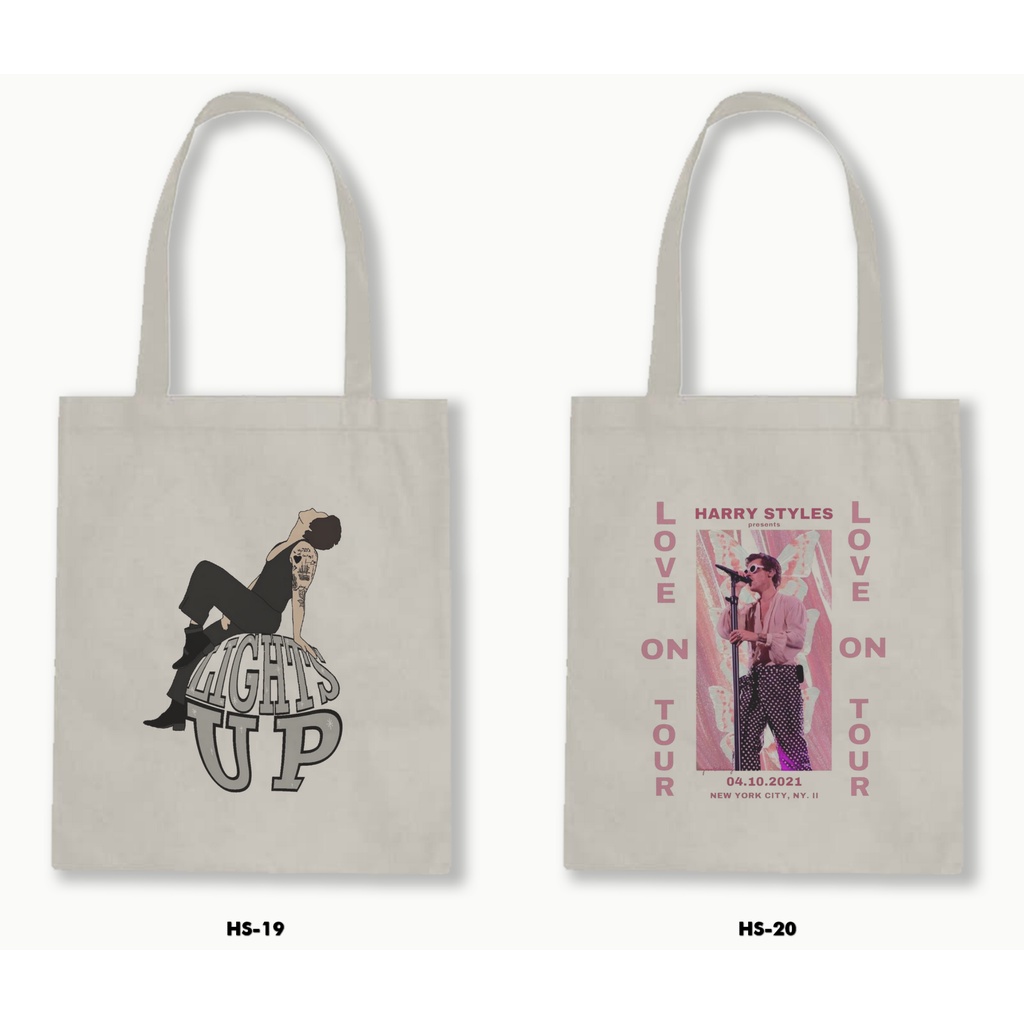 TOTE BAG BLACU - HARRY STYLES 01