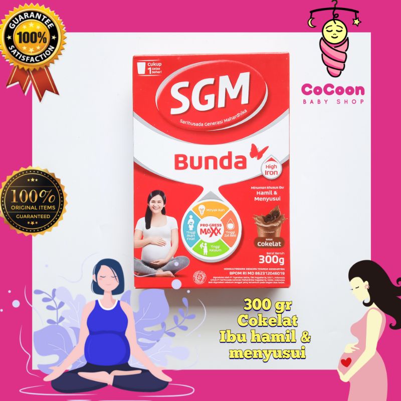 

Susu Formula Bubuk Ibu Hamil dan Menyusui SGM Bunda 300g Coklat Cokelat