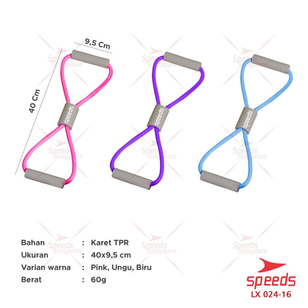 SPEEDS Tali Fitness Gym Yoga 8 Toning Tube Resistance Tali Tube Stretching 024-16-2