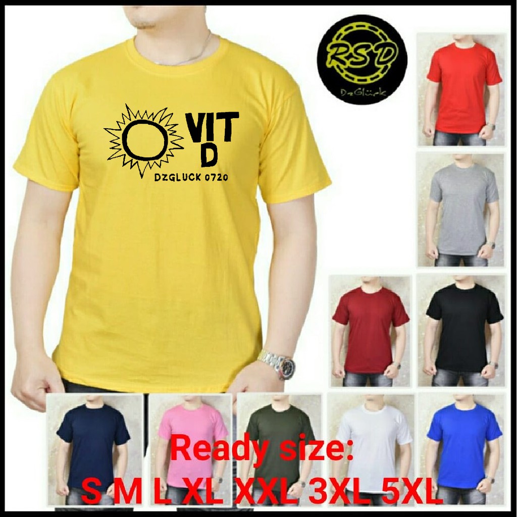 Baju Kaos Pria Jumbo Terbaru - Kaos Oblong Ukuran Big Size – Baju Kaus Oblong Ukuran S-5XL