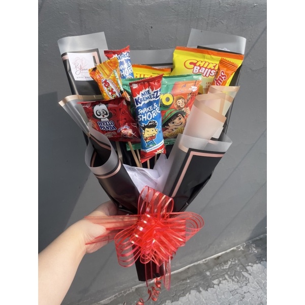 

Bouquet Snack/Bucket Snack Size Medium FREE PITA DAN KARTU UCAPAN