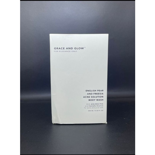 grace and glow English Pear and Freesia Acne Solution Body Wash