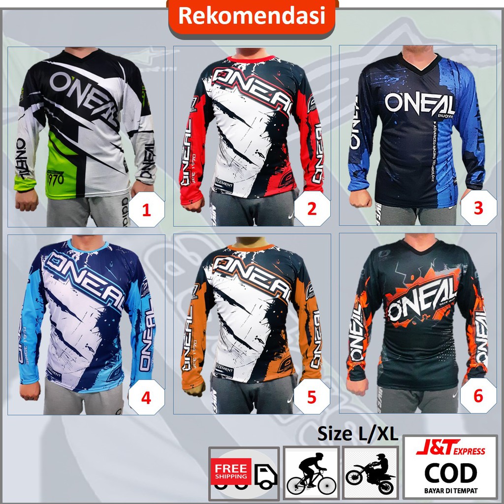  Kaos  Jersey Sepeda  MTB Roadbike Gowes Baju Jersy Sepeda  