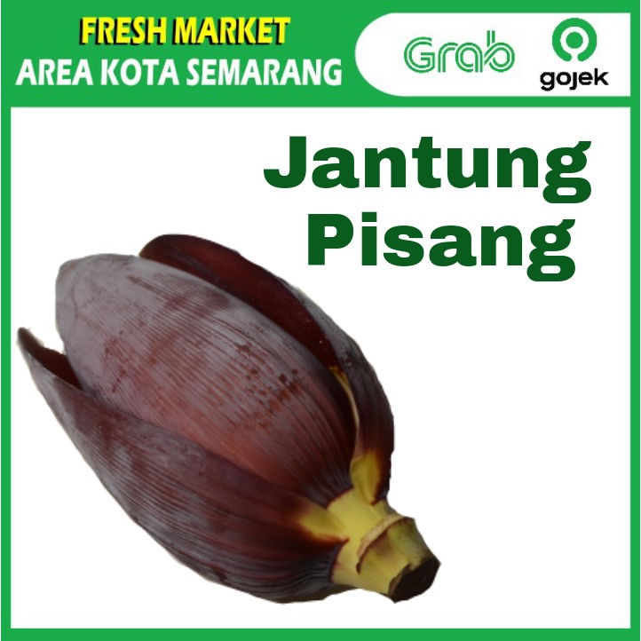 

[FRESH MARKET] Jantung Pisang Sayur Segar KIRIM GRAB area kota semarang