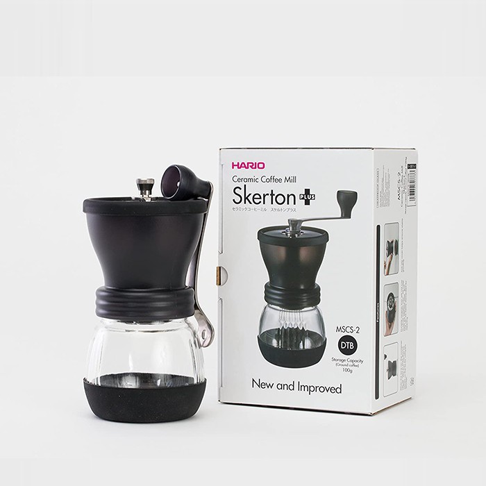 Hario - Ceramic Coffee Mill Skerton Plus MSCS-2DTB-1