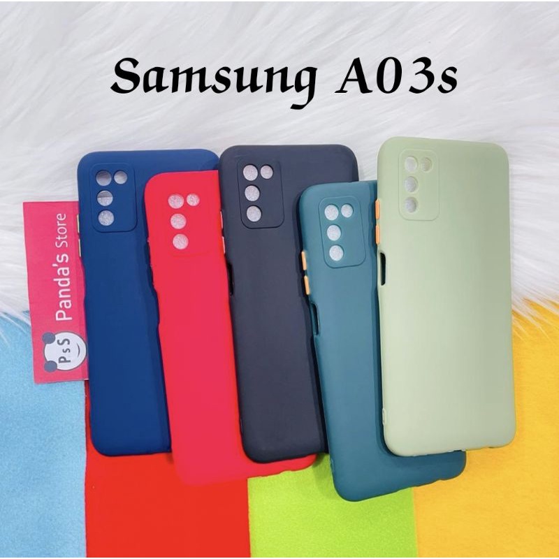 Case Samsung A03s Babycase + Pelindung Kamera, Makaron Full Color (PsS)