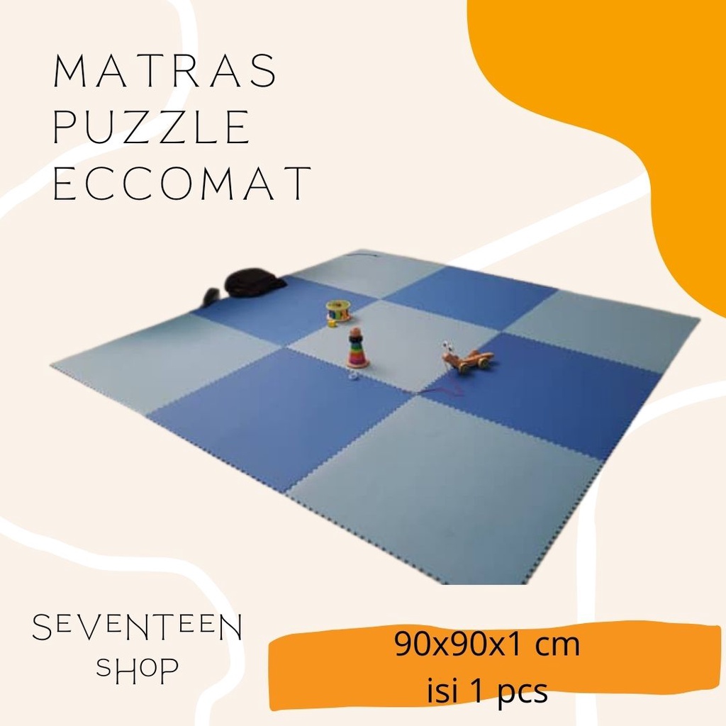 Matras Puzzle Polos 90x90 - Alas Lantai Bayi merk Eccomat