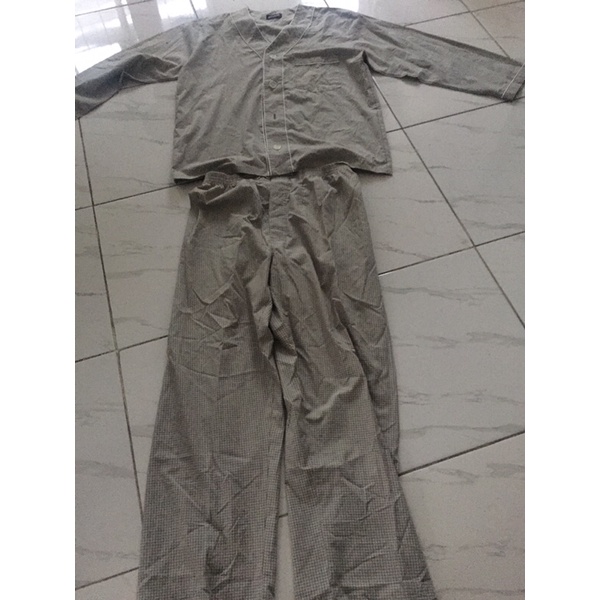BajuPiyamaPria:CelanaPanjang+BluswrnCoklat.AllSize.PierreCardin