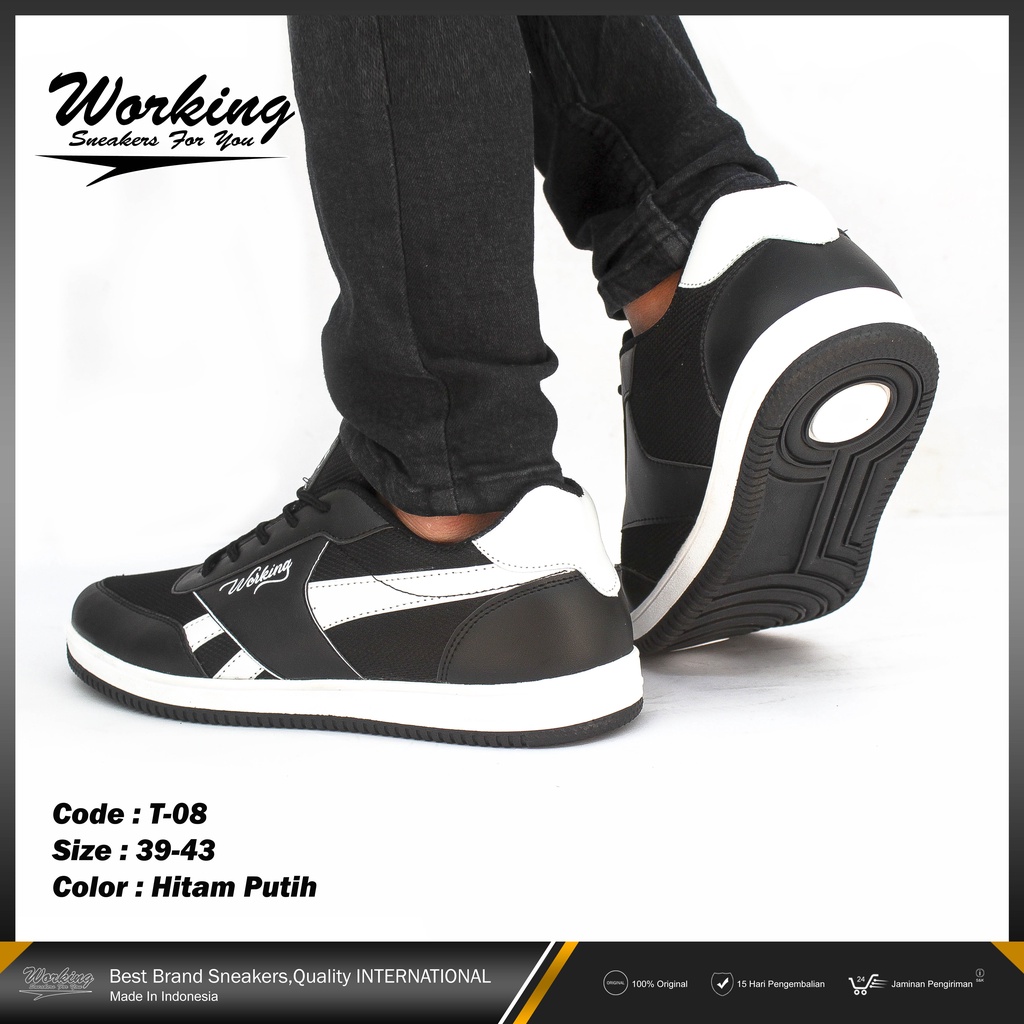 Working Sneakers For You Sepatu Kasual T-08